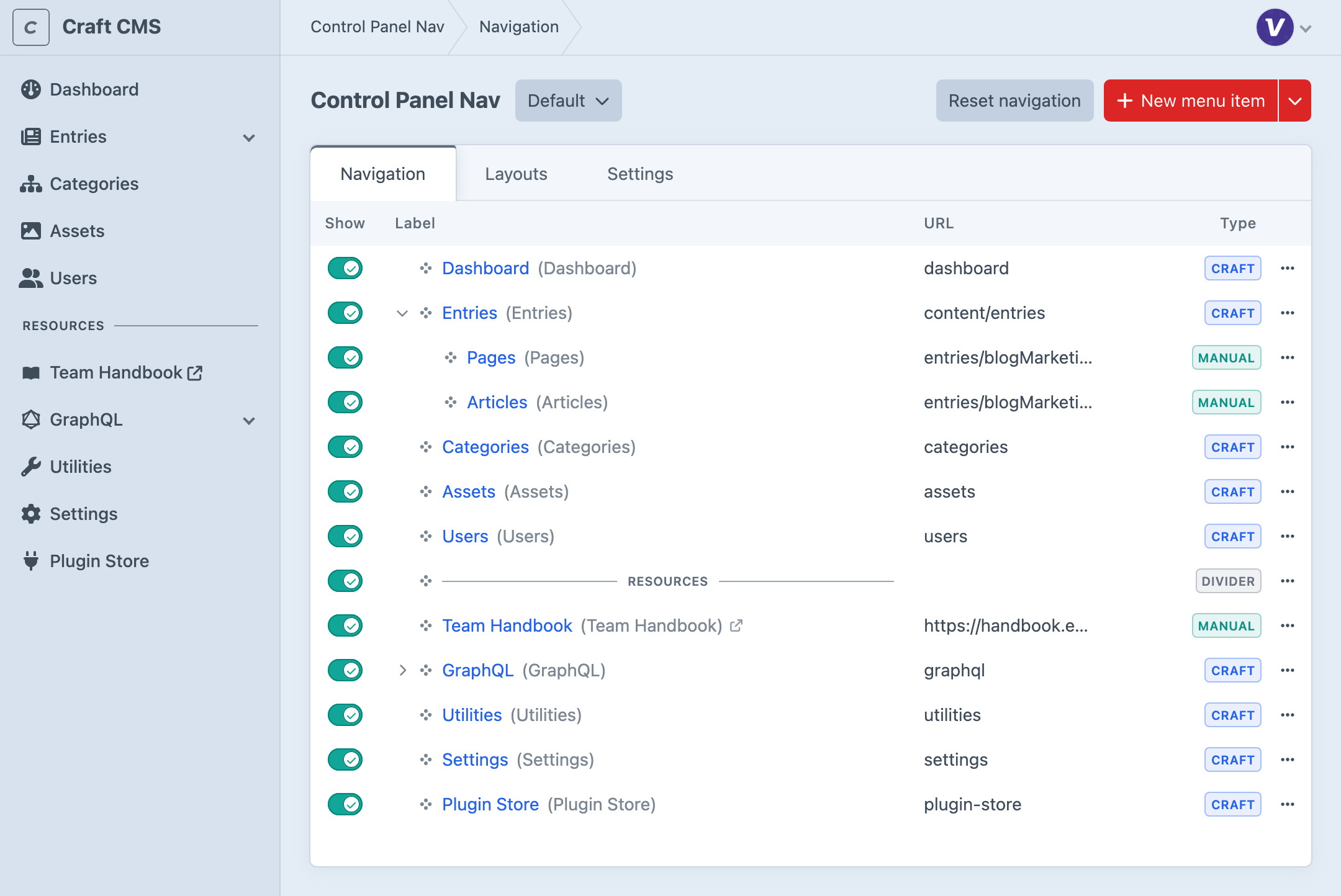Cp nav6 builder overview