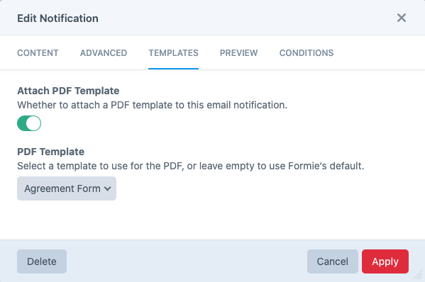 Formie PDF Templates