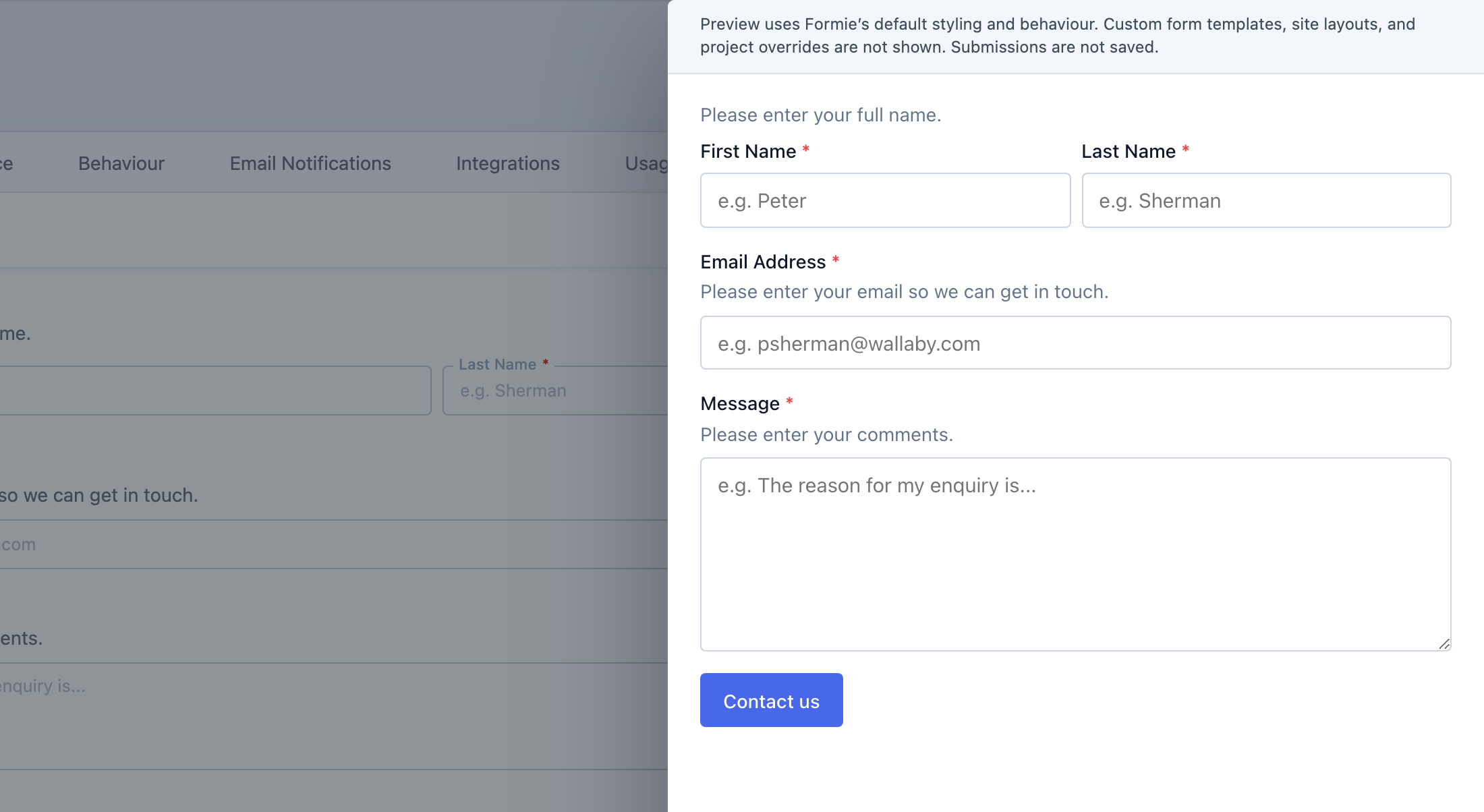 Formie4 beta form preview