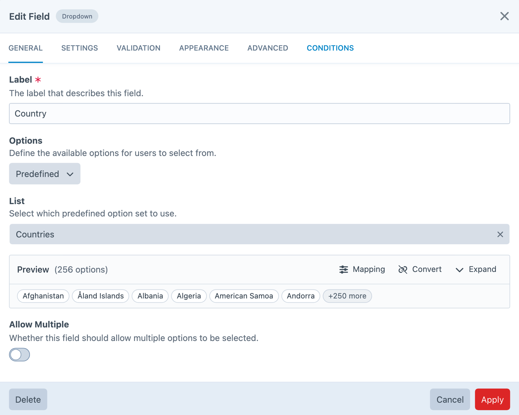 Formie4 beta option sources