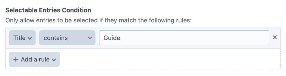 Hyper3 selection condition