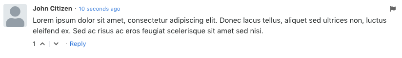 Comments Templating
