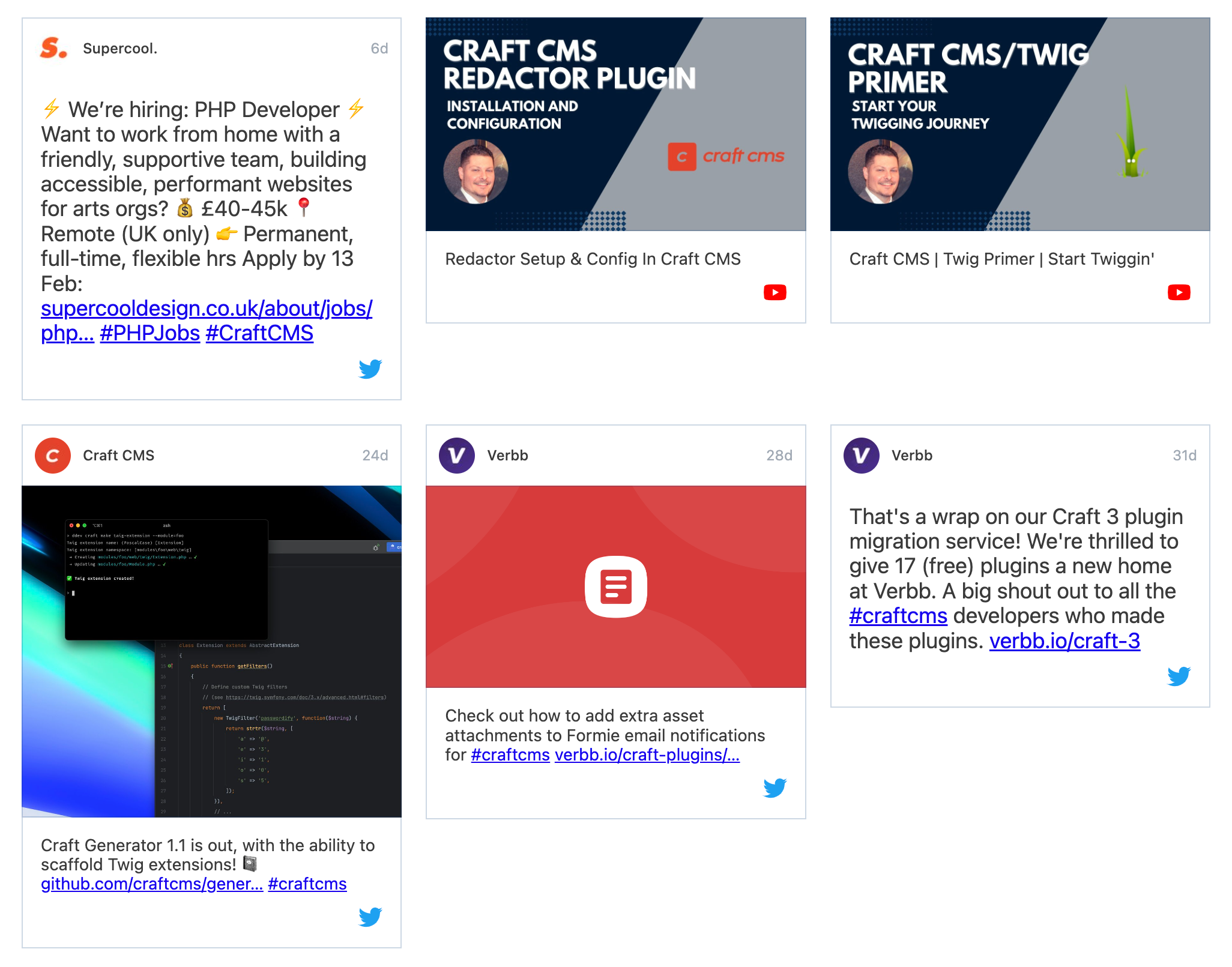 Social Feeds